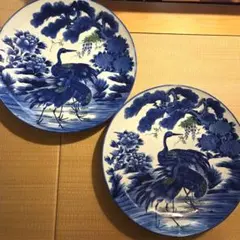 有田焼染付、3尺大皿、神右衛門作 有田焼染付、3尺大皿、神右衛門作 - メルカリ