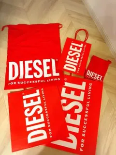 DIESELショップ紙袋3枚＋巾着袋２枚＋おまけ