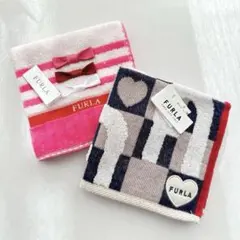 【 新品 未使用 】 FURLA フルラ タオルハンカチ 2枚セット ④