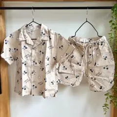 ミッキー セットアップ 100 半袖シャツ ハーフパンツ GLOBAL WORK