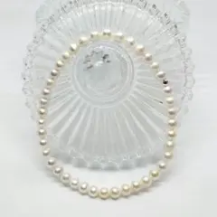 ♡大特価♡新品未使用♡淡水パールのブレスレット♡ゴム製なので幅広い方に♡真珠♡