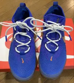 ナイキ AIR VAPORMAX ブルーメッシュスニーカー ハイカット - メルカリ