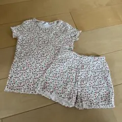 ZARA baby 花柄リブ　セットアップ　104cmのサムネイル