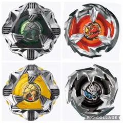 ベイブレードX ランダムブースター　4点　ブラックシェル　ドランソード　他