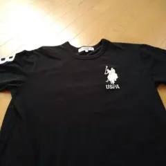 最終値下げ、U.S. POLO ASSN. ブラック 半袖Tシャツ M