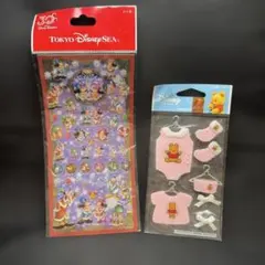 【未使用】東京ディズニーシー 30周年 ＆くまのプーさん シールセット