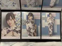 乃木坂46 山下美月 2019.July-II 浴衣 生写真 3種コンプ