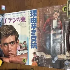 B2映画ポスター☆理由なき反抗／ジェームス・ディーン／ナタリー