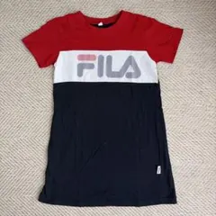 FILA ワンピース 130cm 半袖 赤 紺のサムネイル