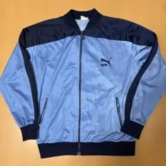 【80s〜90s ヴィンテージ】PUMAトラックジャケットXLジャージ襟なし