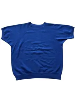 ▪️vintage 70's us製半袖スウェットM青ブルー