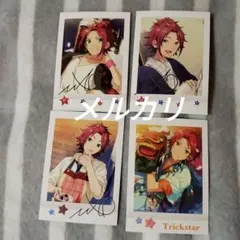 (13枚セット)あんスタ ぱしゃこれ(通常・箔押し(1枚))&ぱしゃっつ 真緒