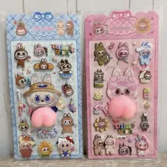 LABUBUラブブBIGお尻ぷにぷにシール2枚セット