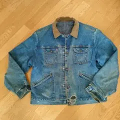 Wrangler 襟コーデュロイ 裏ブランケット デニムJKT