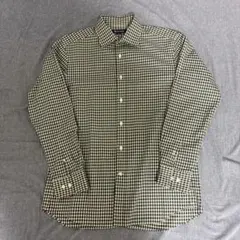 Aquascutum チェックシャツ メンズM（L相当）