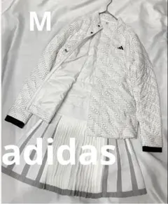 新品adidas ゴルフ　中綿ホワイト ジャケット