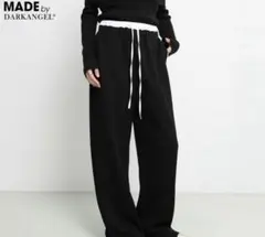 ほぼ新品　darkangel ダークエンジェル　ダブルウエスト　丈長め　パンツ