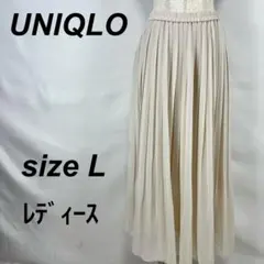 UNIQLO ユニクロ ハイウエスト シフォン プリーツ スカート 新品タグ付き