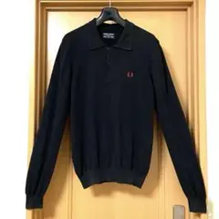 イングランド製 フレッドペリー 90s ビンテージ コットンニット ポロシャツ