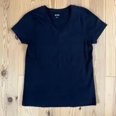 three dots USA製　Tシャツ　半袖　Vネック　ブラック　XLのサムネイル