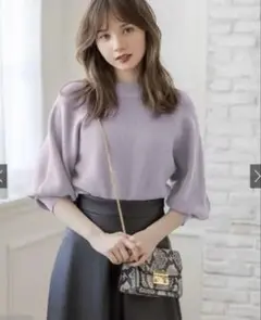 ボリュームスリーブ ニット