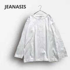 *Y7334 ジーナシス 長袖Tシャツ オーバーサイズ シンプル 着回し◎白