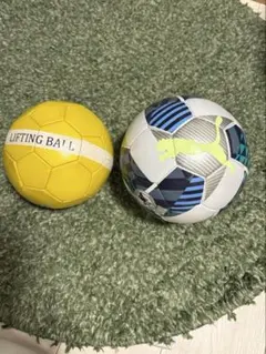 Puma ４号サッカーボールとリフティングボール