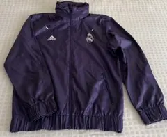 アディダス レアル・マドリード ジャケット M 紫　フード付き　希少