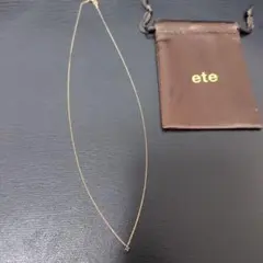 ete フラワーネックレス K10 - メルカリ