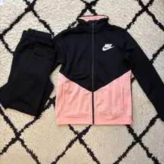 Nike ジャージセット Mサイズ 黒/ピンク