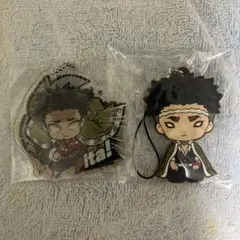 鬼滅の刃　悲鳴嶼行冥　にとたん　ラバスト　ラバーストラップ　アクリルキーホルダー