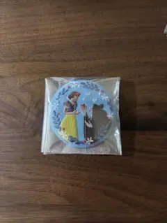 ディズニービスケット　刺繍缶バッジ　白雪姫
