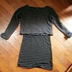 EGOISTニットと、ワンピセット！スライ、moussy好きに