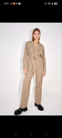 2025年最新】zara ベルトジャンプスーツの人気アイテム - メルカリ