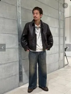 JOURNAL STANDARD ブラックラムレザージャケット