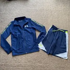 Under Armour ジャケットとショートパンツセット YMDネイビー