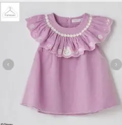 新品　ディズニー　バースデー　チュール　ブラウス100 ラプンツェルブラウス