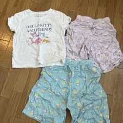 サンリオ Tシャツ ハーフパンツ 3点セットのサムネイル