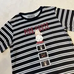 ピンクハウス　黒×白うさぎプリントボーダーTシャツ 2020年のサムネイル