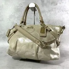 美品✨コーチ 2way トート ショルダーバッグ レザー ホース＆キャリッジ