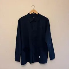 アニエスベーオム Agnes b.homme トカゲ刺しゅう シャツカーディガン 