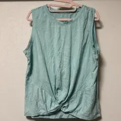 MOVE by ARDENE ミントグリーンノースリーブ トップス 【Lサイズ】