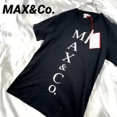 新品　ギリシャ製　希少デザイン　MAX&Co. Tシャツ　M ブラックのサムネイル