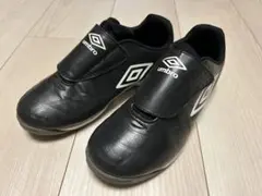 UMBRO　キッズ　サッカーシューズ 21.5cm マジックテープ/ブラック黒