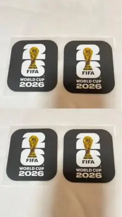 海外正規店購入品 2026 ワールドカップ パッチ ホワイト 1枚 - メルカリ