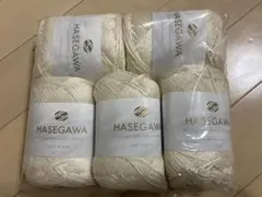 HASEGAWA LARGO 毛糸 HKA3833-RW クリーム色