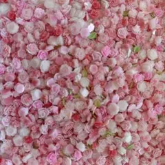 【50個】ピンク素材　ネイルパーツ　まとめ売り　デコパーツ　フラワー　バラ