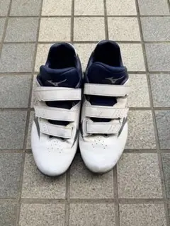 Mizuno トレーニングシューズ ホワイト/ネイビー