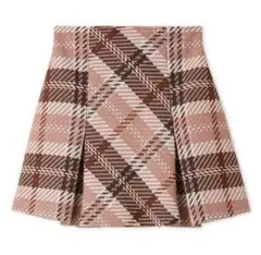 snidel ロービングチェックミニスカート ピンク ミニスカート 0サイズ