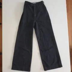 AZUL by moussy ブラックデニム ワイドパンツ XS